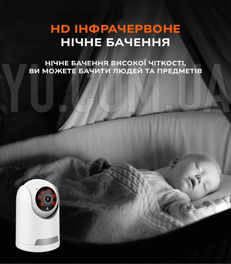 Камера беспроводная поворотная CAMERA IP TY Y27 TUYA APP комнатная